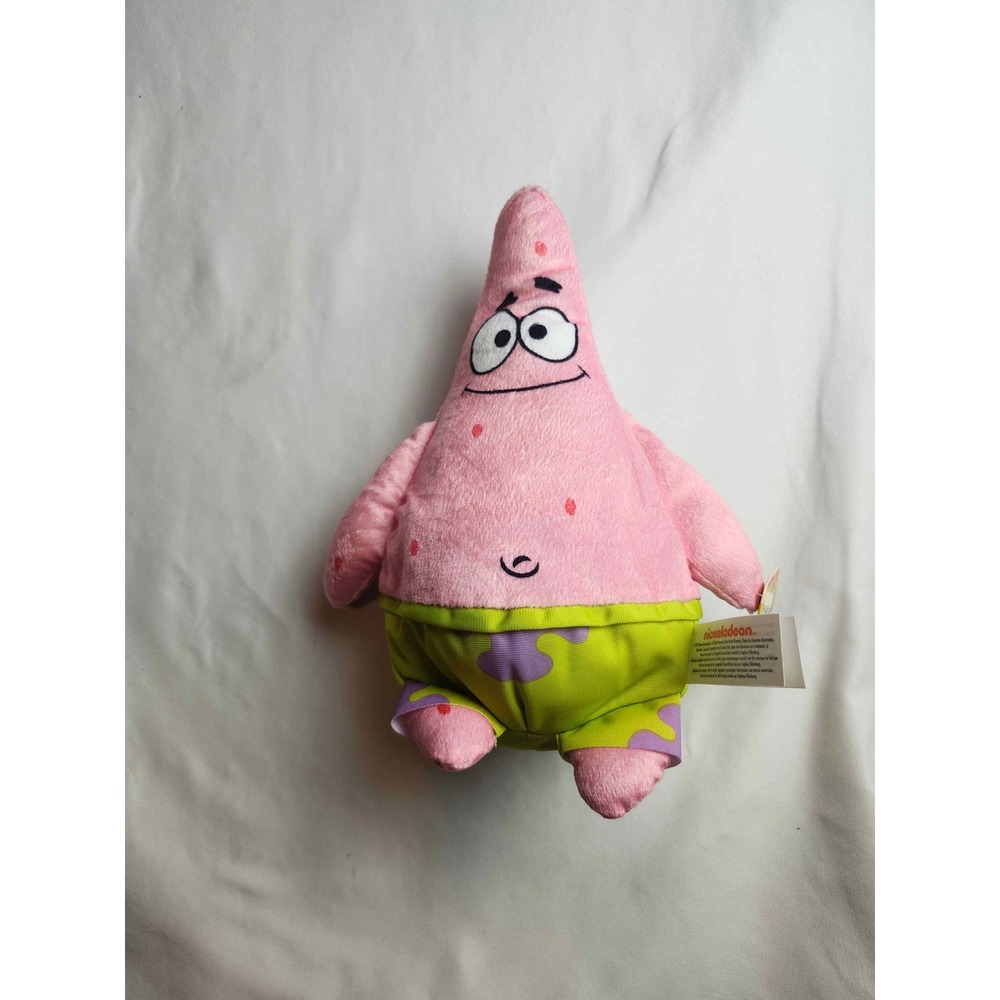 Nickelodeon SpongeBob SquarePants Patrick Star Plush Just‎ Play Pink 10 Inch NEW